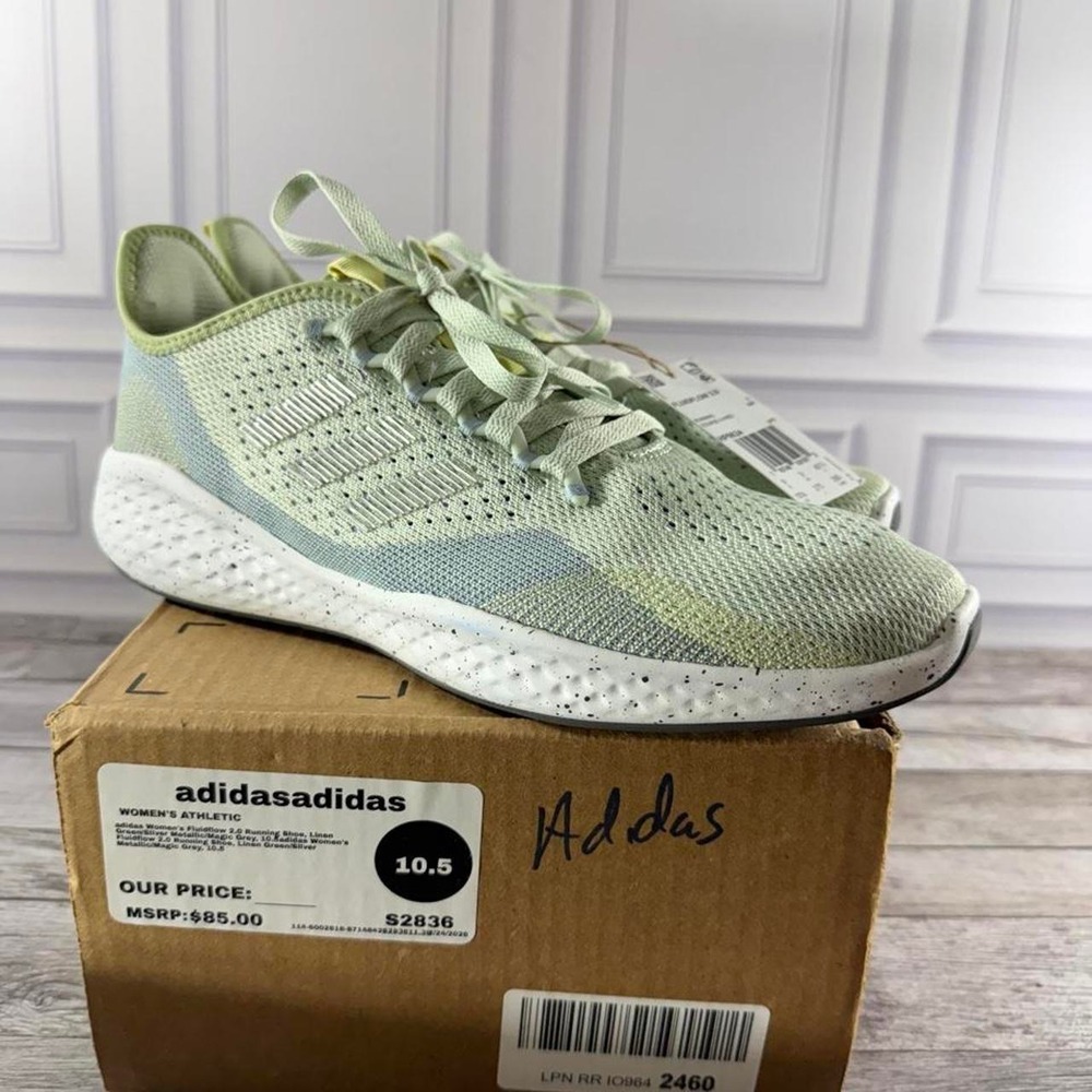 Adidas FluidFlow 2.0 Women's Sneakers Size US 10.5 Light green